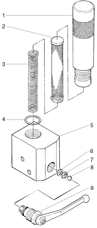 EP2300se Filter/Prime/Spray Valve Assembly Parts